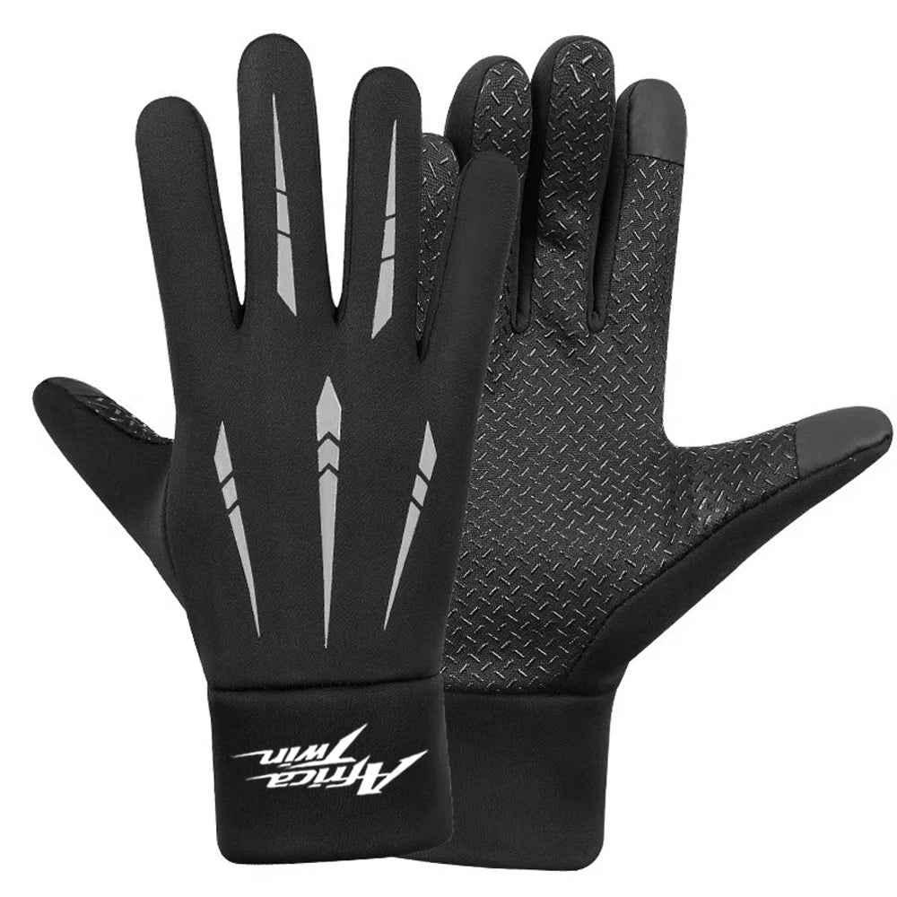 Motorcycle windproof, waterproof, warm riding equipment, full finger touchscreen gloves   For Honda CRF1100L CRF 1100 L