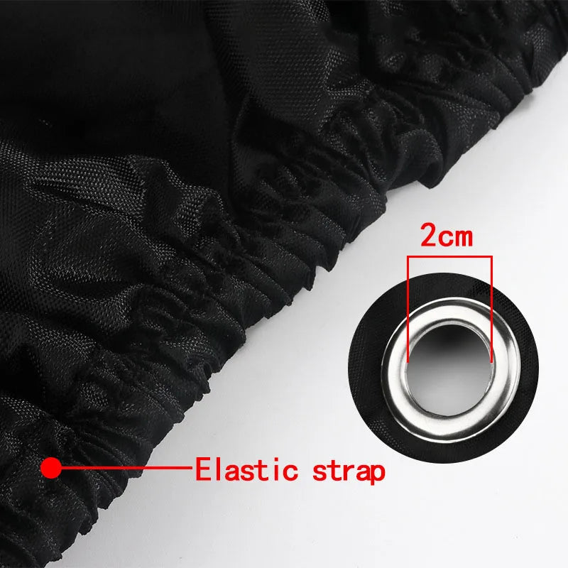 Motorcycle cover, sun protection and rain cover