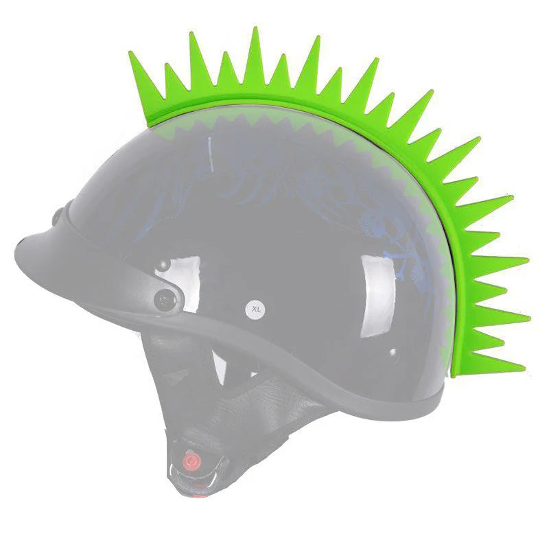 Universal Rubber Dirt Biker Motocross Mohawk Biker Helmet Mohawks Spikes Motorcycle Helmet Mohawk Sticker Decoration Accessories