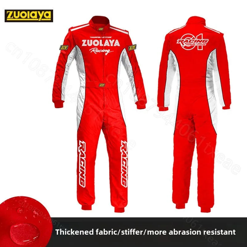Off road beach bike winter wear-resistant thick go kart suit UTV rally drift race men's and women's couple jumpsuit moto jacket