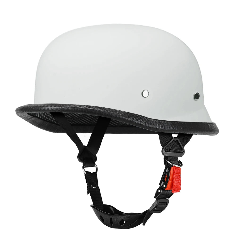 DOT Certification Motorcycle Half Helmet Anti-fall And Sun Cap Motorbike Helmet Fashion Vintage Moto Riding Safety Helmets S-2XL