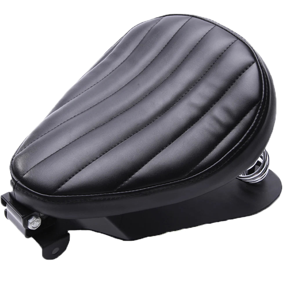 Universal Moto Bobber Motorcycle Solo Seat Chopper Saddle Vintage Cushion Parts For Harley Davidson Iron 883 Sportster Softail