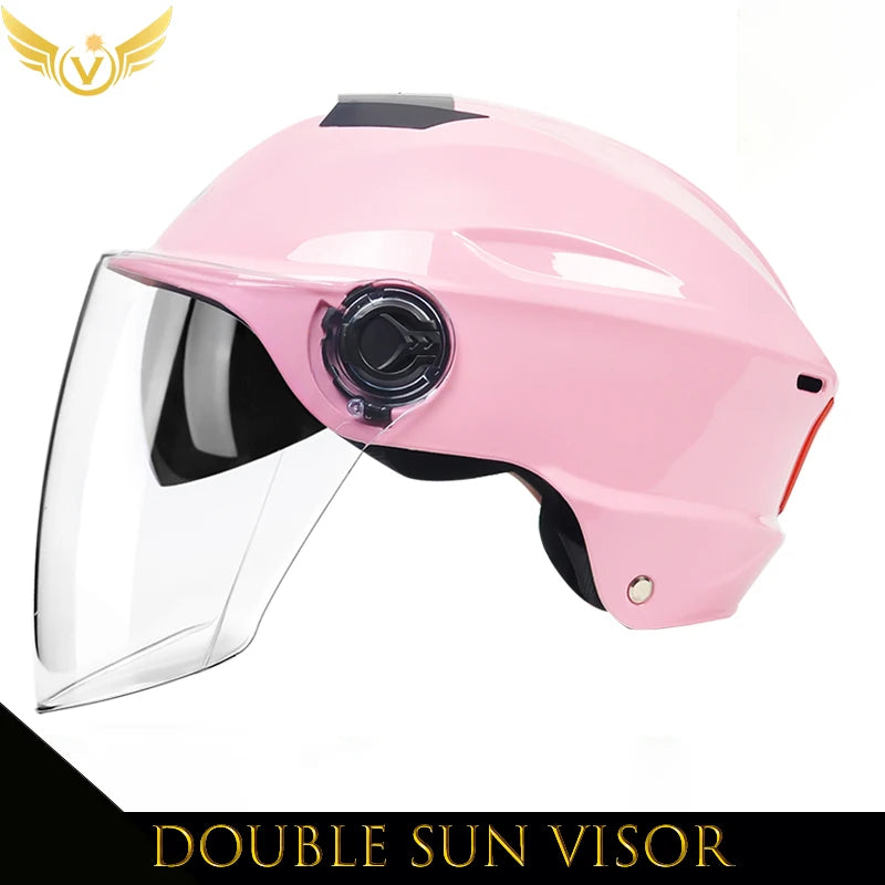 Electric Scooter Helmet Summer V Chopper Motorcycle Helmets Safety Waterfall Soman Urban Articles Woman Men Moto Equipment