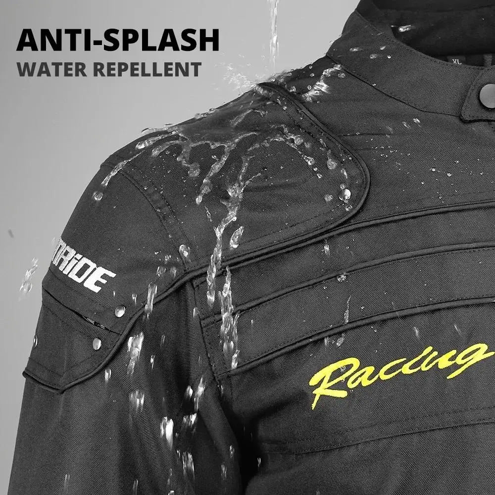 New Motorcycle Jacket Men's Motocross Jacket Motorcycle Protector Pants Moto Cycling Jacket Coats Chaqueta Riding Clothes Man