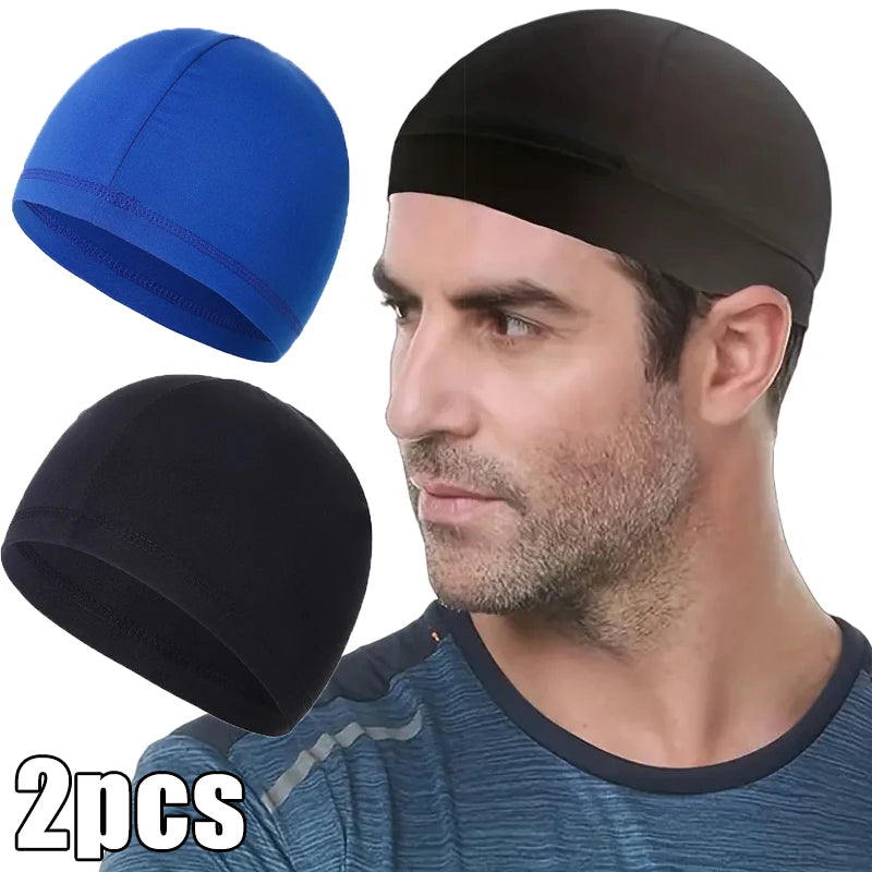 1/3pcs Motorcycle Helmet Inner Cap Hat Quick Dry Breathable Hat Racing Cap Under Helmet Beanie Cap Motocross Motor Helmet Hat