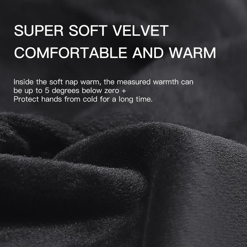 Kyncilor Winter Motorcycle Riding Gloves for Men & Women Touchscreen Waterproof Fleece Sports Accessory Glove for Ski Hiking Run