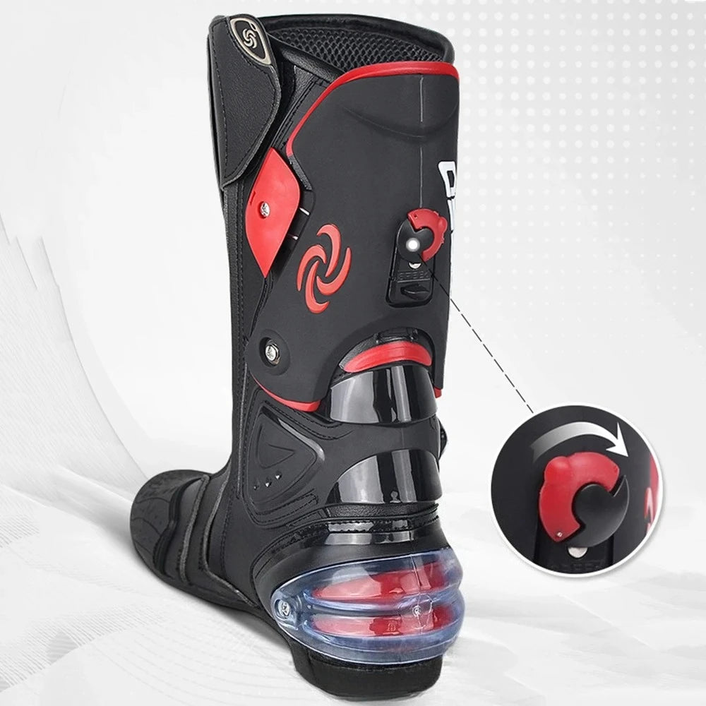 Riding Tribe Motorcycle Boots for Men Motocross Racing Boots Motorbike Shoes To Protect Motorcyclists Botas Moto B1001 B1002