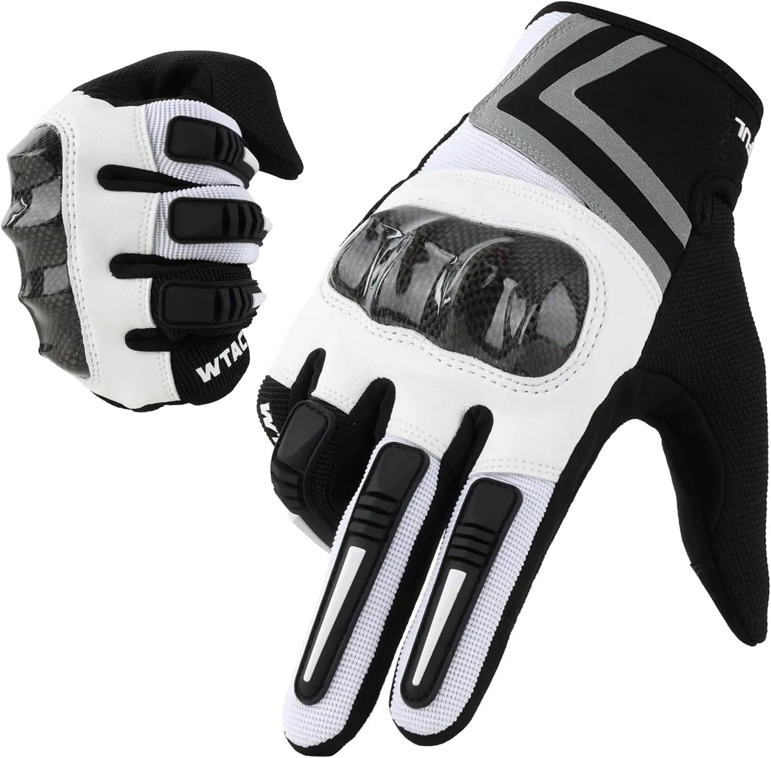 Lightweight Motorcycle Gloves for Men, Touchscreen Summer Breathable Motocross Casual Riding