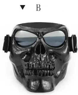 Yolinson Motorcycle Goggles Helmet Mask Outdoor Riding Motocross Skull Windproof Wind Glasses Sandproof Goggle Kinight Equipmetn