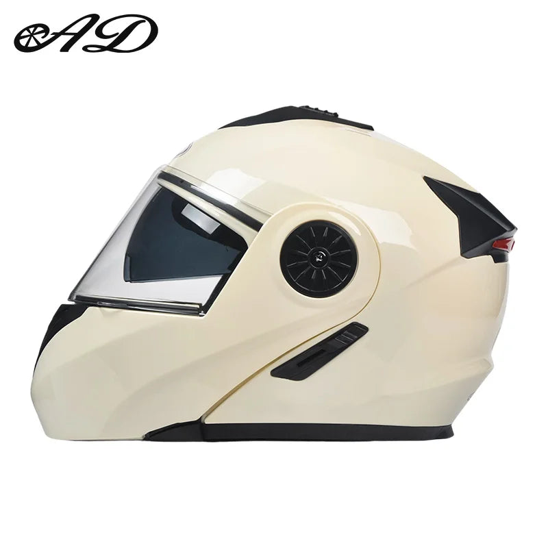 High Quality Unisex ABS Modular Portable Motorcycles Motocross Helmet New Generation Cascos Para Moto Motorbike Helmets Factory
