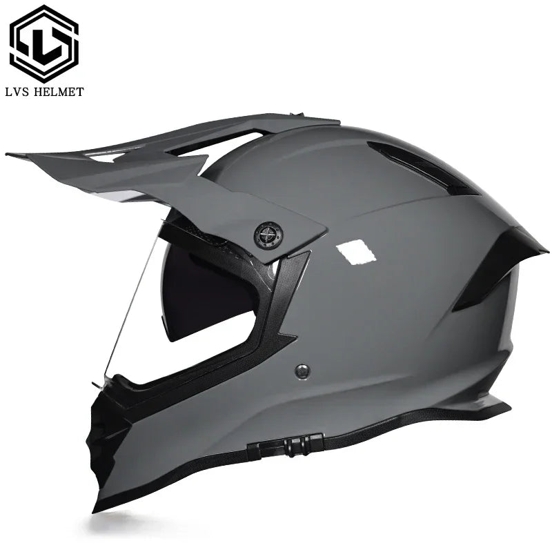 New Motorcycle Helmet Full Face Double Lens Off-Road Racing Helmet Four Seasons Cascos Para Moto Capacete De Moto DOT Casco Moto