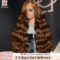 Romola Body Wave Human Hair Wigs Chocolate Brown Wig HD Lace Wig 13x6 Pre Plucked Baby Hair Brazilian Wigs Free Shipping