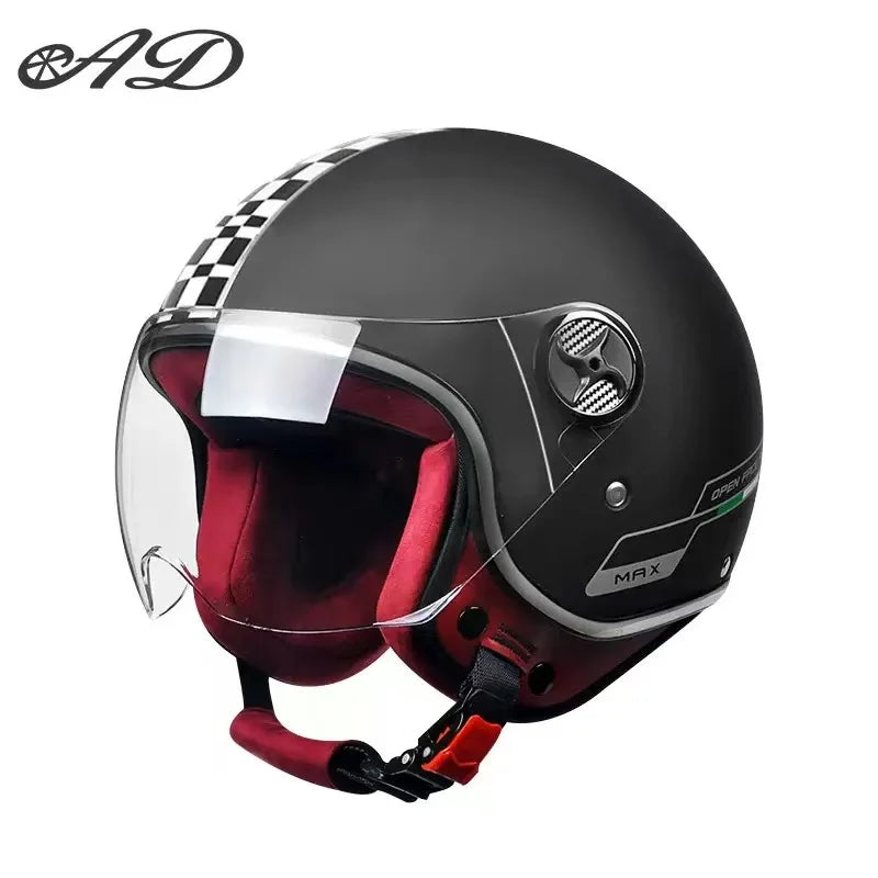High Quality New electric helmet for men and women four seasons general safety helmet autumn and winter warm motorcycle helmet