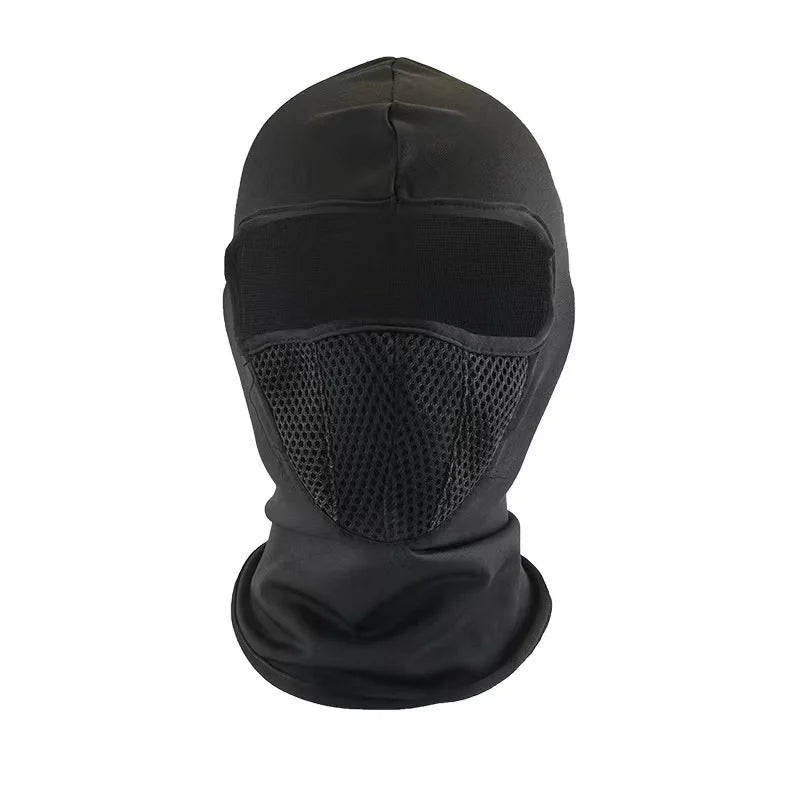Full Face Mask Cycling Windproof Headgear Motorcycle Balaclava Breathable Outdoor Sports Men CS Mask Head Cover Hat