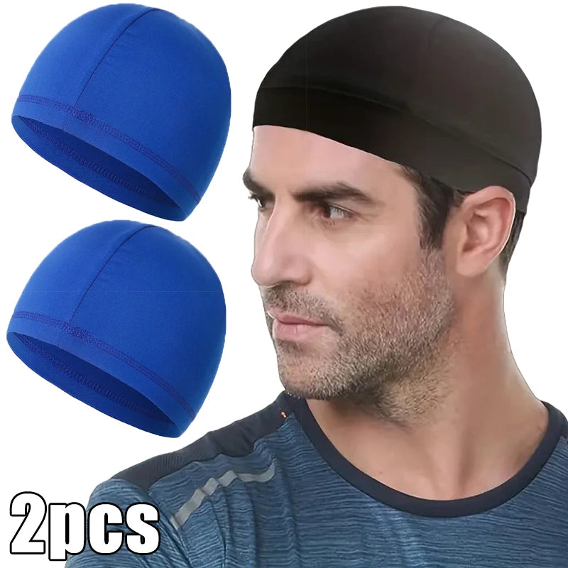 1/3pcs Motorcycle Helmet Inner Cap Hat Quick Dry Breathable Hat Racing Cap Under Helmet Beanie Cap Motocross Motor Helmet Hat