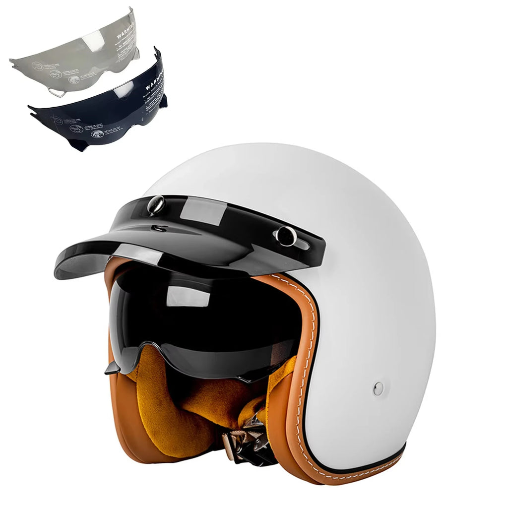 Motorcycle Helmet DOT Certification Moto Helmet Open Face Men Women Capacete De Moto ABS Material Motorcycle Equipments