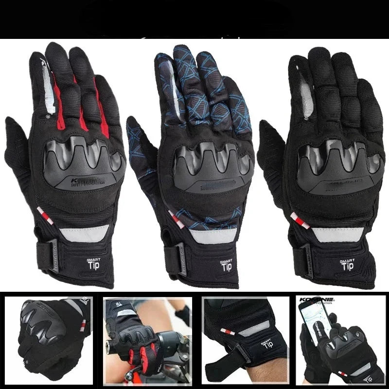 Motorcycle Gloves Summer Racing Breathable Fall Resistant LocomotiveRider Riding Touch Screen Gloves Riding Gear
