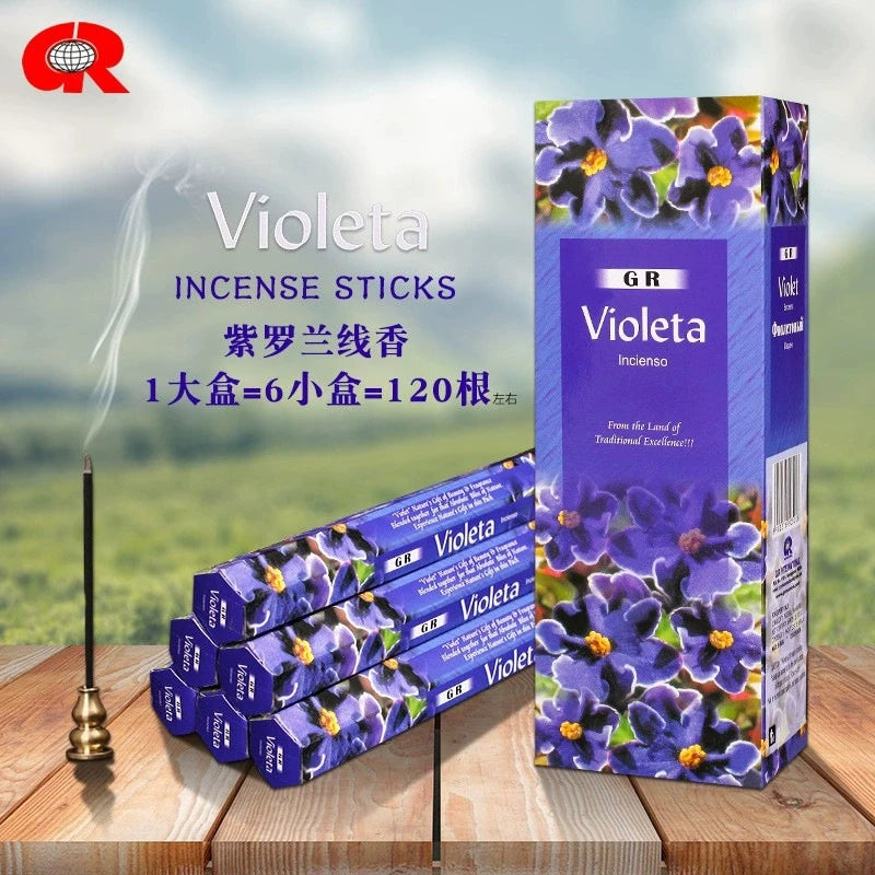 T68 20Pcs India Incense Sticks - Handmade Sandalwood/Lavender/Lemon Aromatherapy Sticks for Meditation