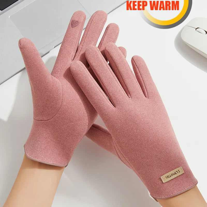 Men's Thin Fce Lined Gloves for Cycling And Motorcycle Riding Touch Screen ible Warm Driving Gloves Spring Autumn