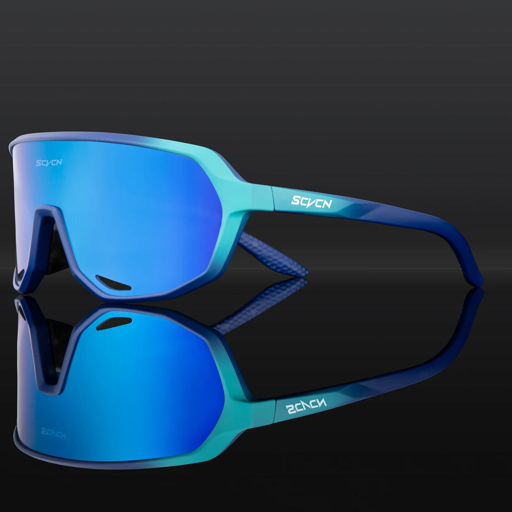 SCVCN Hot Photochromic UV400 Cycling Glasses Motorcycle Bike Riding Outdoor Sport Cycling Sunglasses Men Women Hiking Goggles