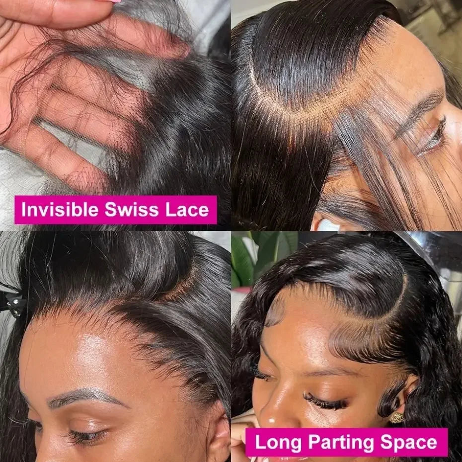 Body Wave Glueless Wig Human Hair 6x4 5x5 9x6 7x5 Lace Closure Wig Human Hair 13x4 13x6 360 Lace Frontal Wig 100% Human Hair