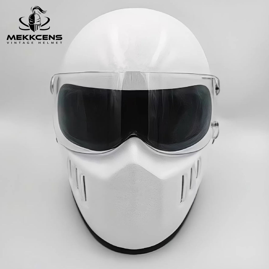 High Strength Fiberglass Classic Retro Full Face Helmet, for Harley Motorcycle and Cruise Motorcycle Protection Helmets