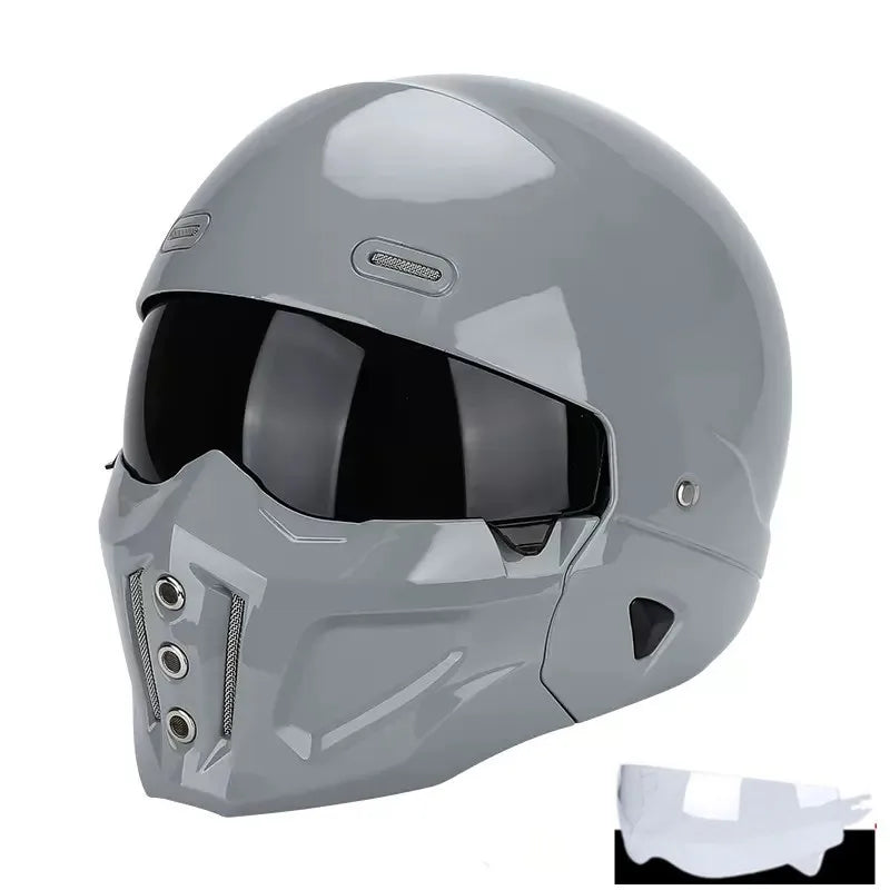 2026 New Scorpion Casco Retro Motorcycle Cascos Moto Locomotive Personality Multi-purpose Combination DOT Half Helmet
