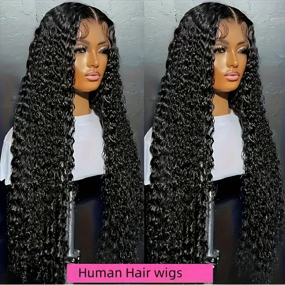 Jerry Curly 13X6 Lace front Brazilian human hair wig,250% Density high definition 13×4 Lace front top real human wig