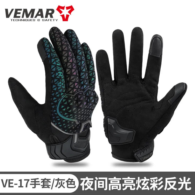 Spring summer gloves motorcycle men women riding gloves TPU protective case anti-drop locomotive rider breathable moto gloves