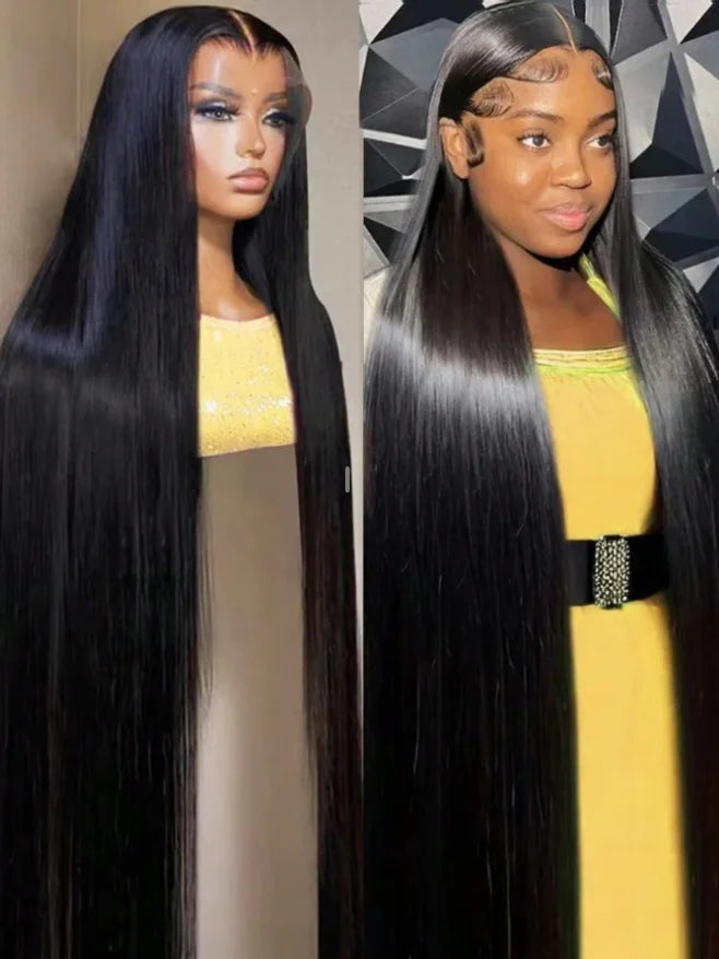 200 Density 40Inch 13x4 Straight Lace Front Wigs Human Hair Pre Plucked 13x6 Frontal Wigs Human Hair Wigs For Women