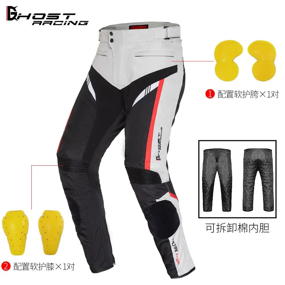 GHOST RACING motorcycle riding jacket pants rider racing motorcycle biker pants fall wind warm winter pants