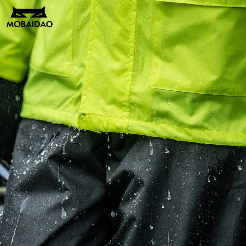 Motorcycle Riding Raincoat Protective Clothing Men's And Women's Common Split Raincoat Necessary Equipment For Moto Travel