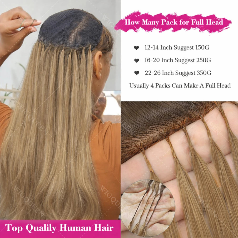 Highlight #27 Bone Straight Crochet Human Hair For Bohemian Braid Honey Blonde Miracle Knots Brazilia Feather Crochet Human Hair