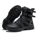 Men Motorcycle Boots Breathable Anti-fall Motocross Protective Shoes Knob Lock Buckle Men's Motos Equipment Outdoor Sports Shoes