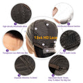 13x4 HD Lace Frontal Short Bob Wig Human Hair Wear and Go Wigs for Women 220 Density Pre Plucked Wigs with Baby Hair 8-14 Inches