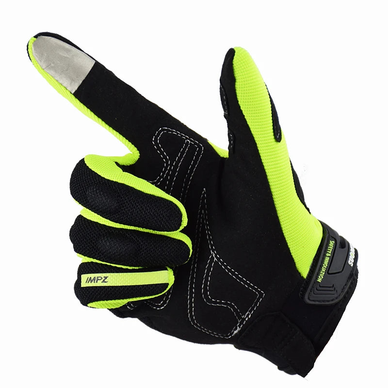 SUOMY Summer Motorcycle Gloves Touch Screen Full Finger Racing/Climbing/Cycling/Riding Sport Windproof Motocross Gloves Luvas