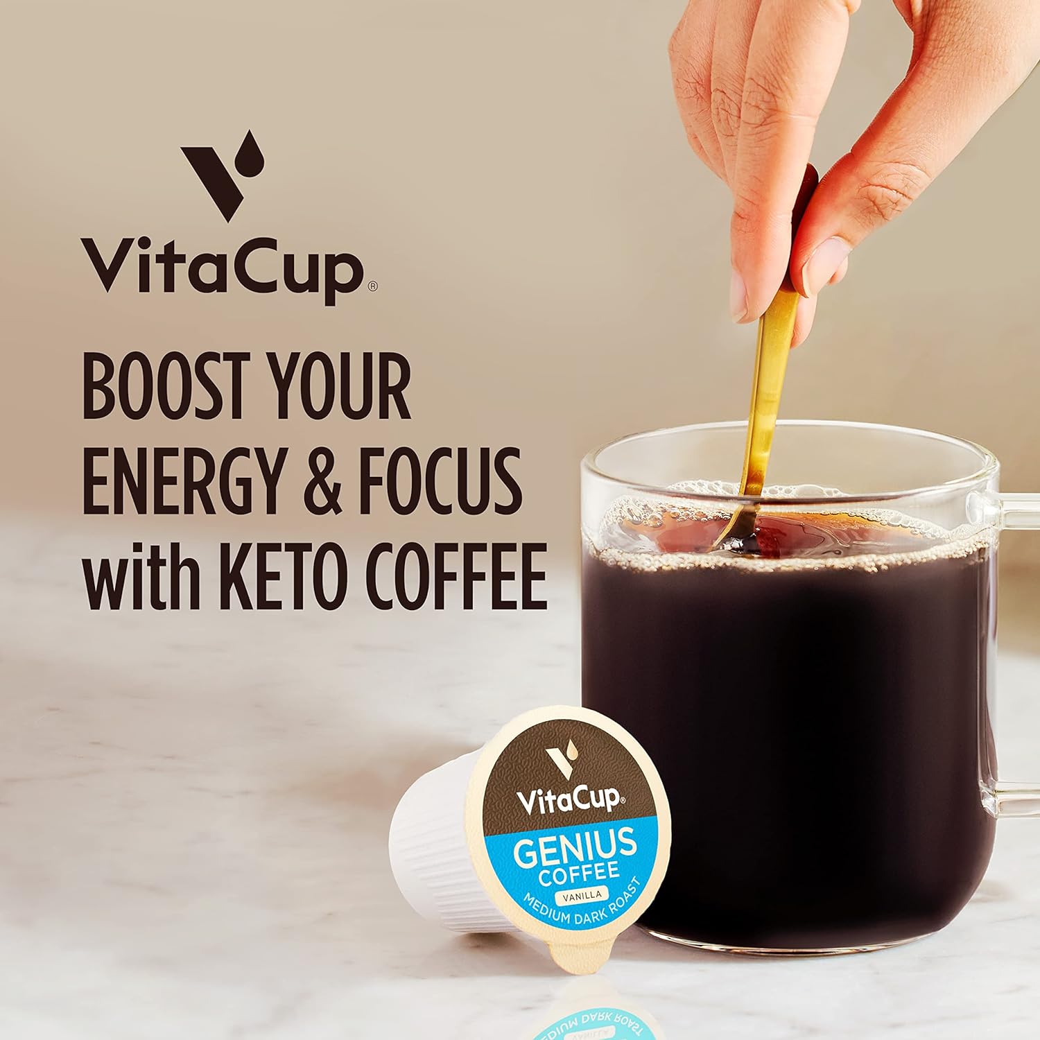 Slim Organic Coffee Pods with Diet Support  Bold Flavor
