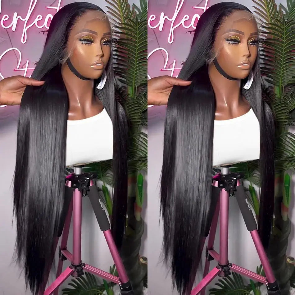 Straight Glueless Wigs Ready To Wear 13x6 Hd Lace Frontal Wig Human Hair Wigs For Women Brazilian Straight Full Frontal Wig