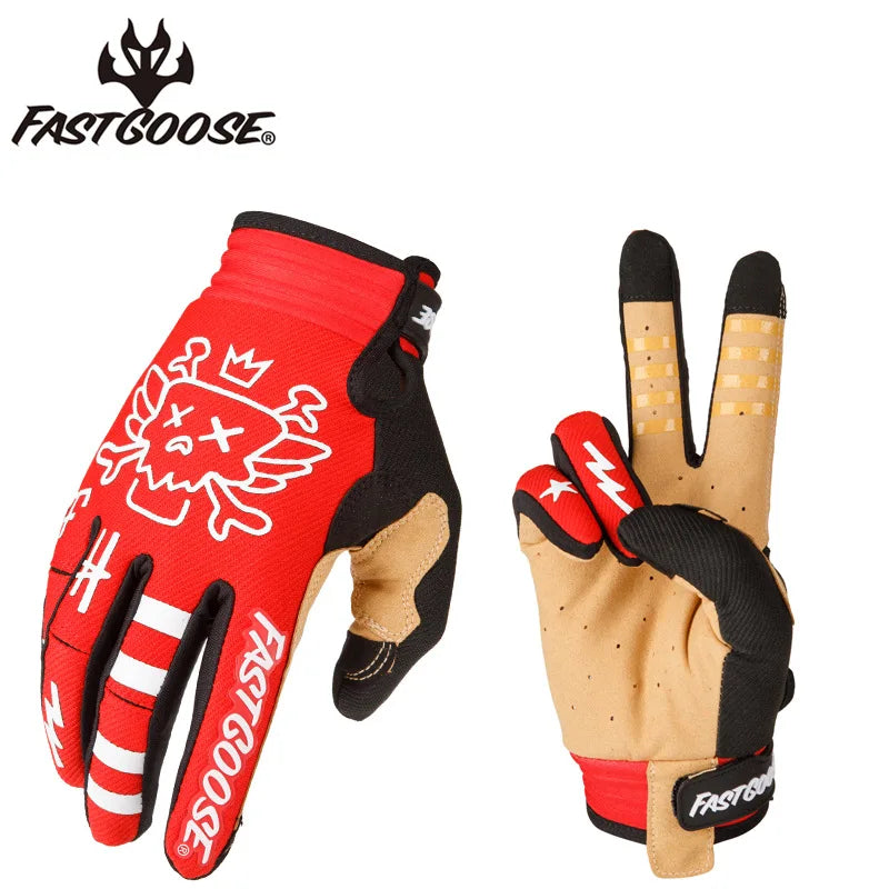 FASTGOOSE Summer Riding Touch Screen Unisex Motorcycle Gloves bike Anti-Slip Accessories Finger Biker Cycling  Glove for ATV MTB