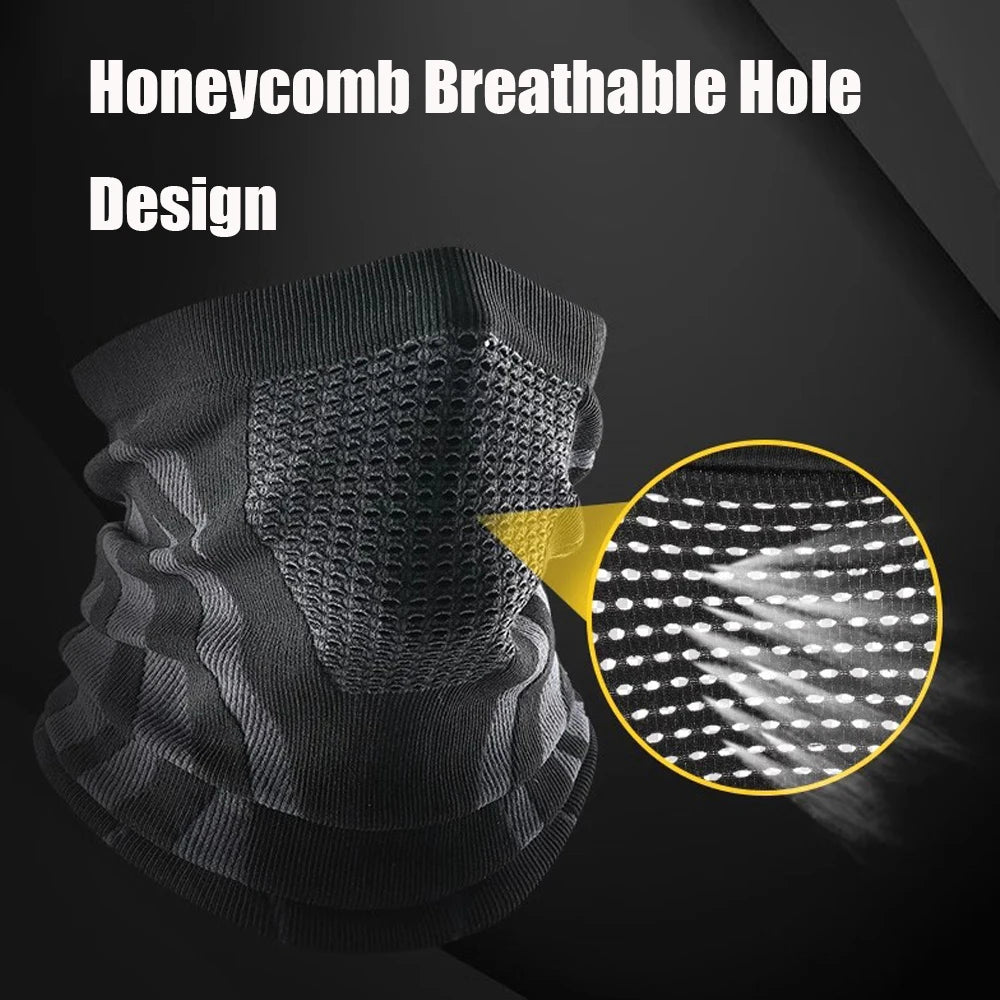 Winter Warm Skiing Mask Neck Unisex Elastic Breathable Cycling Mask Men's Women's Outdoor Sports Running Masks Motorcycle Mask