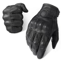 Outdoor Touch Screen Gloves Leather Sports Cycling Hiking Hunting Camping Motorcycle Tactical Riding Anti-skid Protective Gear