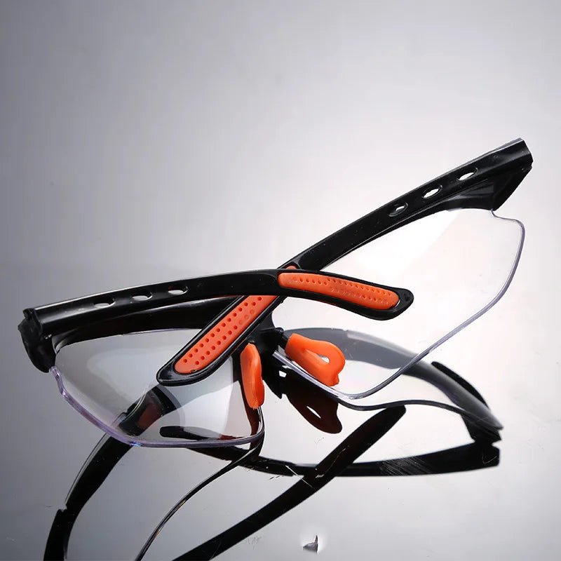 Motorcycle Riding Glasses Protection Dustproof Windproof Sunglasses  Anti Impact Use Safety Glasses Clear Lenses