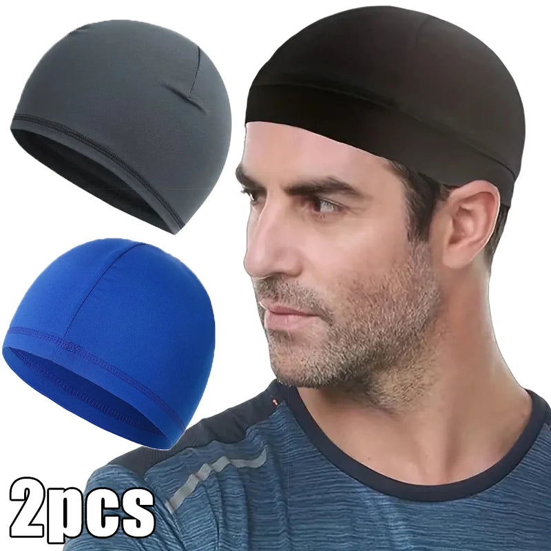 1/3pcs Motorcycle Helmet Inner Cap Hat Quick Dry Breathable Hat Racing Cap Under Helmet Beanie Cap Motocross Motor Helmet Hat