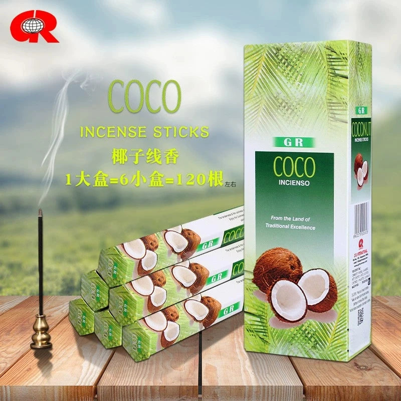 T68 20Pcs India Incense Sticks - Handmade Sandalwood/Lavender/Lemon Aromatherapy Sticks for Meditation