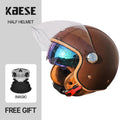 Handmade leather dot certified helmet helmet motorcycle for men for fall and winter seasons capacete de moto masculino