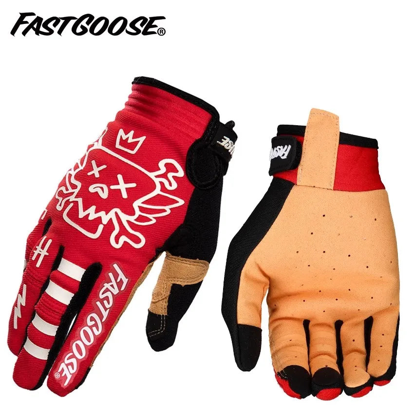 FASTGOOSE Summer Riding Touch Screen Unisex Motorcycle Gloves bike Anti-Slip Accessories Finger Biker Cycling  Glove for ATV MTB