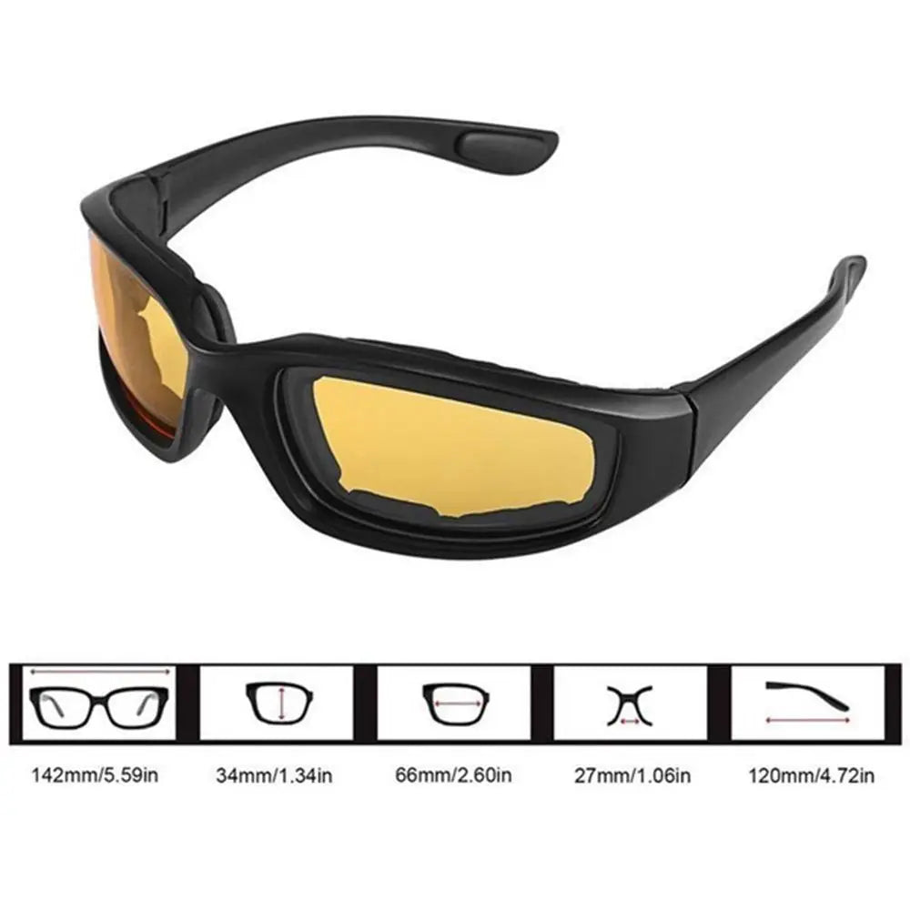 Outdoor Sport Dustproof Cool Motorcycle Riding Glasses Goggles Scooter Sunglasses Protective Gears