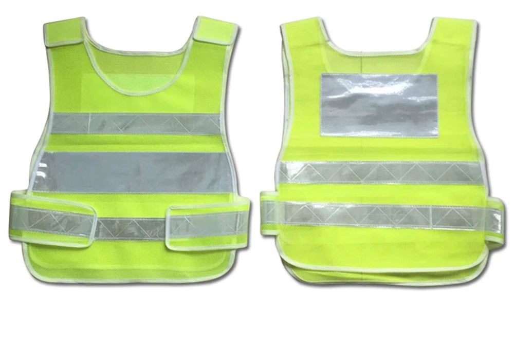 Motorcycle Reflective Vest High Visibility Motocross Riding Off-Road Bicycle Vest Running Sports Jacket Logo Printing