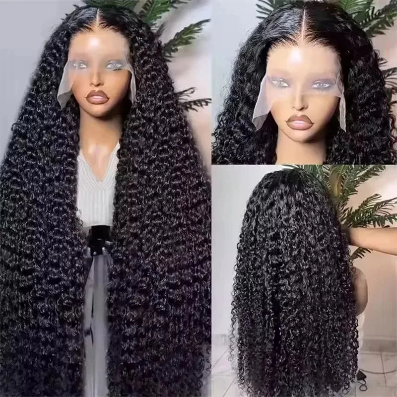 200 Density 13x6 Deep Wave Hd Lace Frontal Wigs Human Hair curly Wigs Water Wave 30 40 Inch 13x4 Lace Front Wig For Women