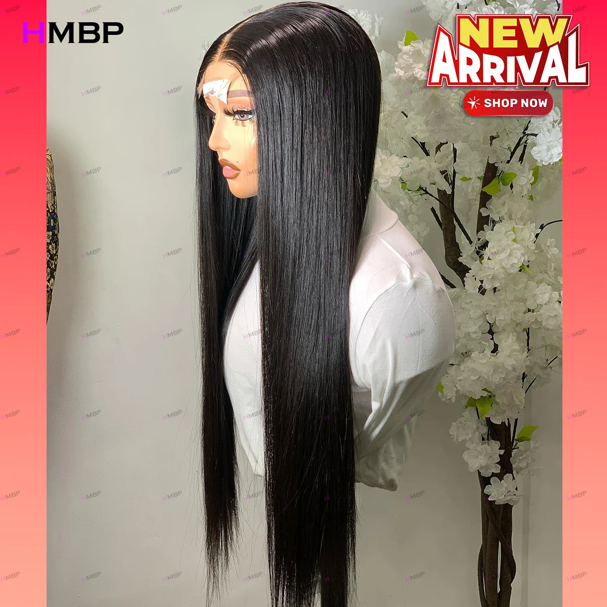 350 Density 360 HD Lace Frontal Wig Straight Wigs Glueless Lace Frontal Wigs Human Hair Wear And Go Pre Plucked Hair For Women